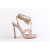Doub Ti Stiletto Heel Open Toe Sandals