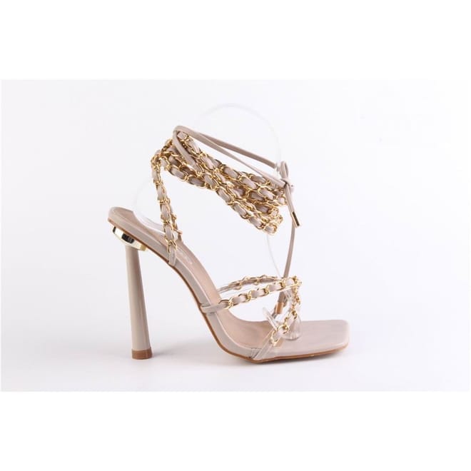 Doub Ti Stiletto Heel Open Toe Sandals