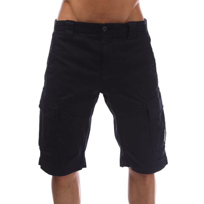 Stretch Sateen Cargo Shorts