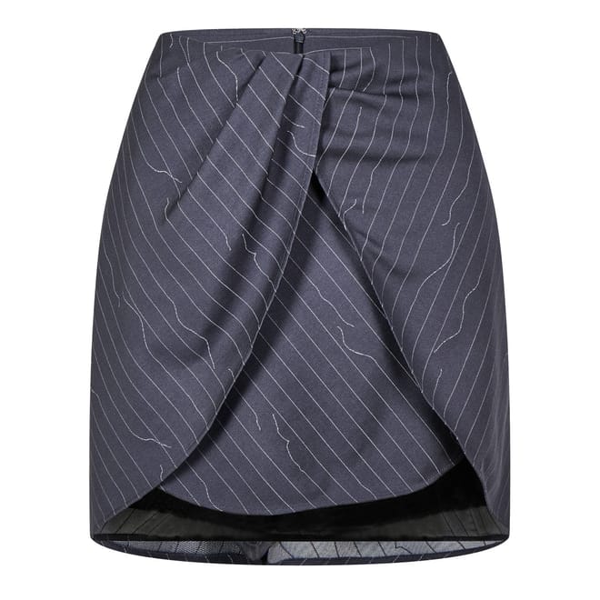 Pinstripe Mini Skirt