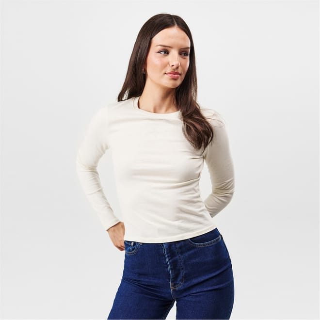 Slim Fit Crew Neck Long Sleeve T-Shirt