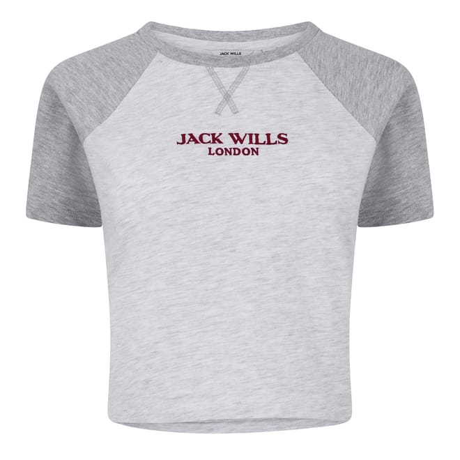 Cropped Oversize Fit Lettering T-Shirt