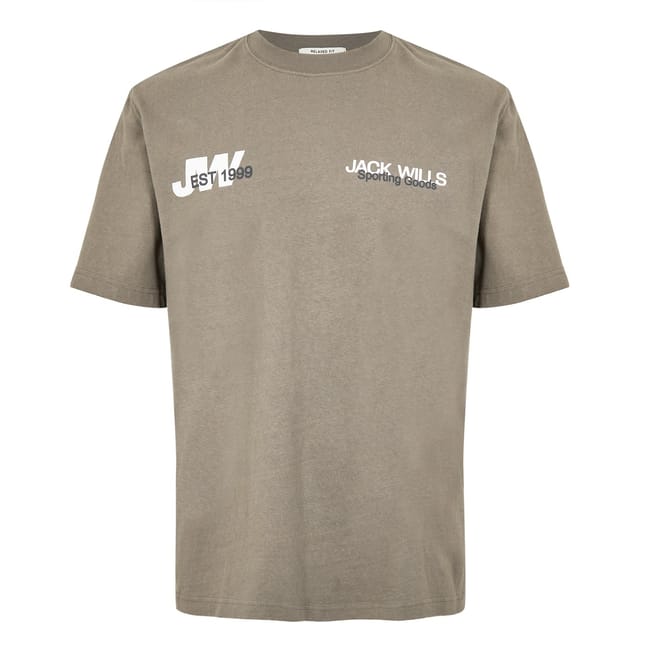 Overlap Text T-Shirt