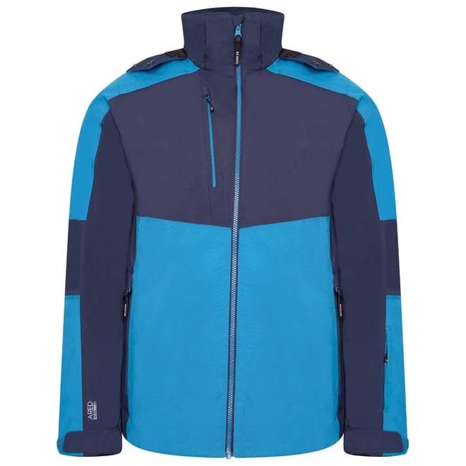 Hooded Ski Jacket with Zipped Pocket
