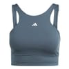 Cropped High Neck Snug Fit Bra