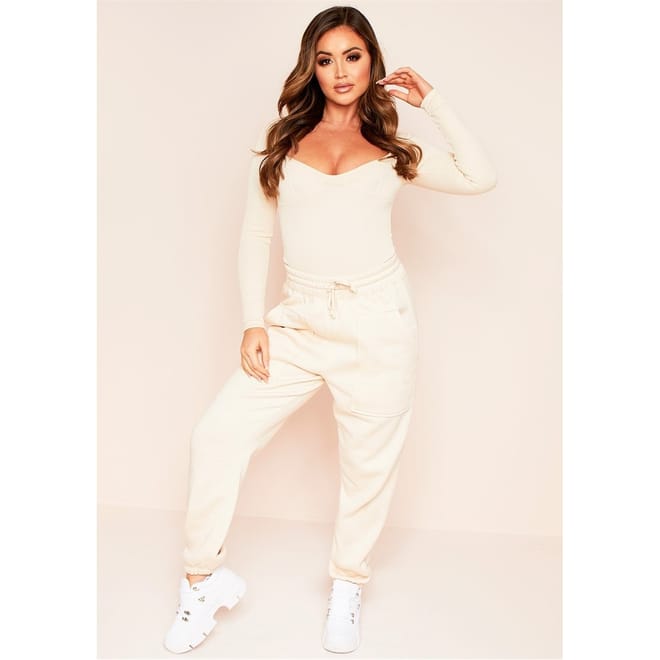 Cup Bandage Rib Bodysuit