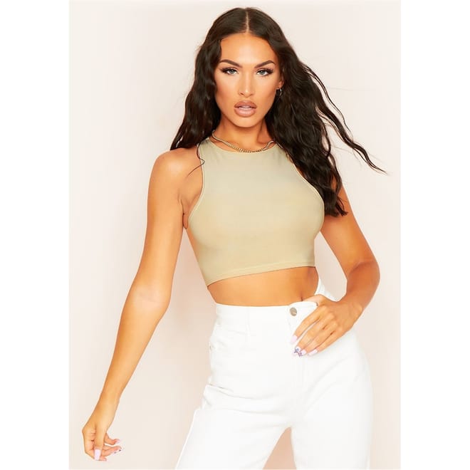 Racer Crop Top