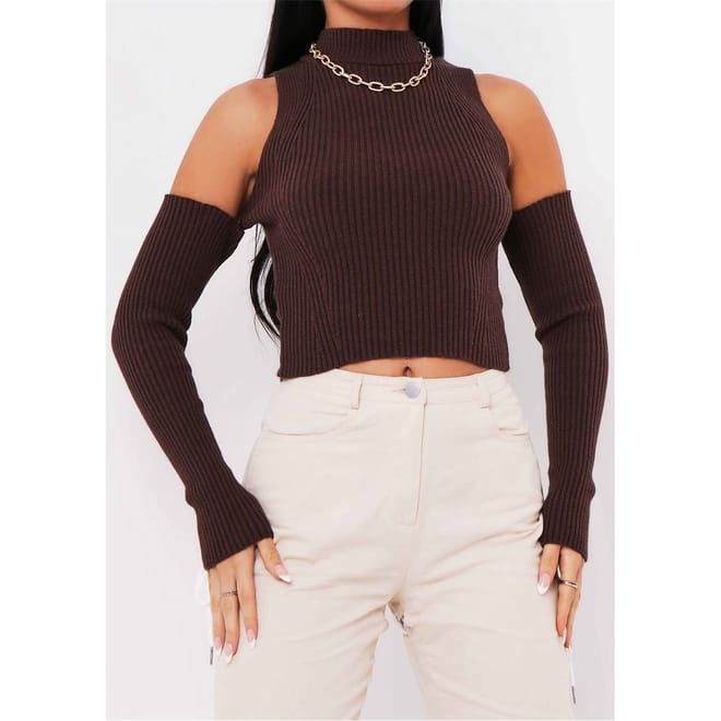 Rib Off The Shoulder Top