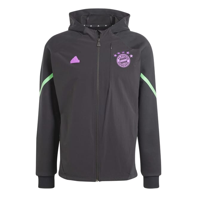 FC Barcelona Hooded Ribbed Cuff Sweat Jacket