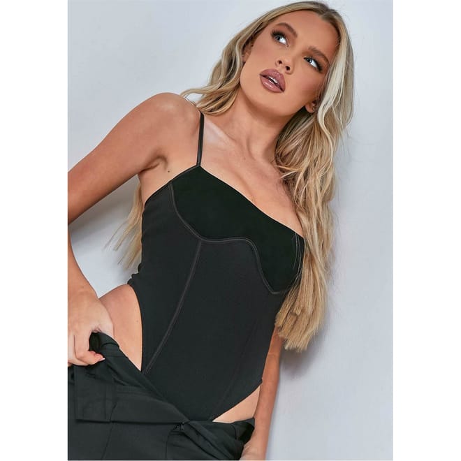 Panel Contour Rib Bodysuit