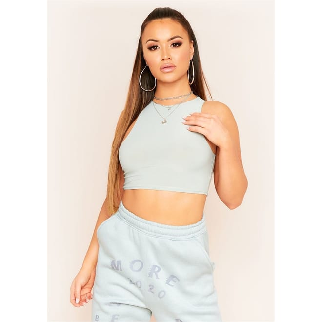 Racer Crop Top