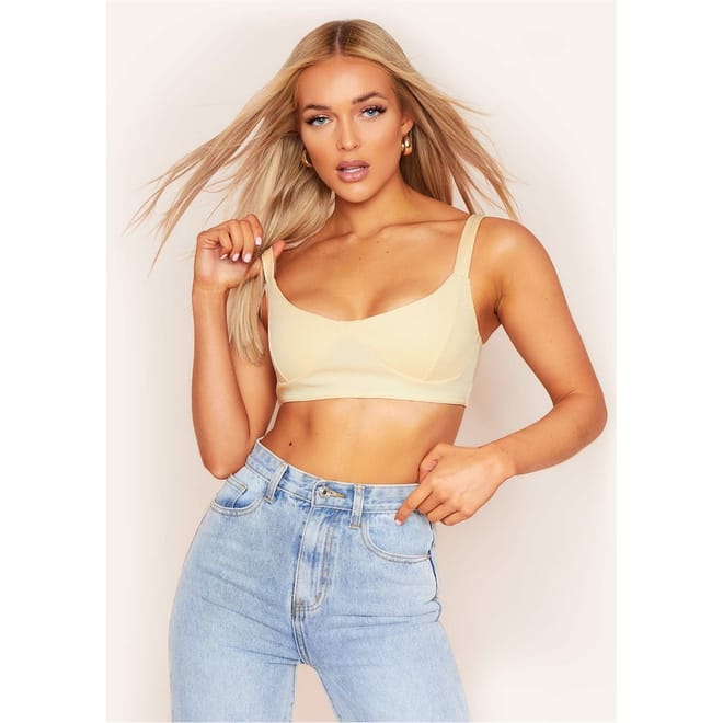 Cupped Bralet Crop Top