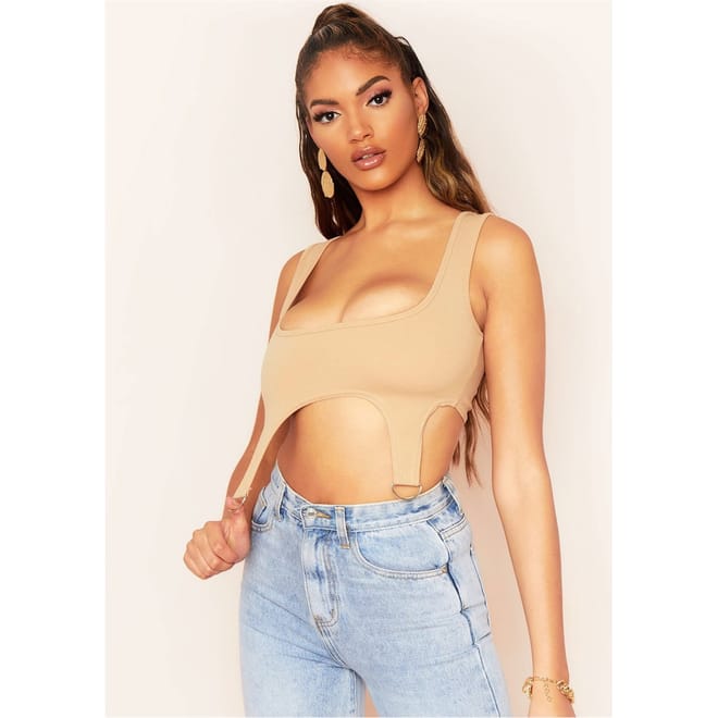 Ring Corset Crop Top