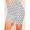 Waist Missy Print Branded Cycle Shorts