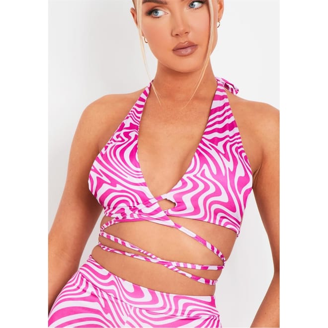 Halter Neck Cross Co Ord Top