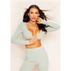Front Ribbed Crop Top