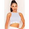 Branded Racer Crop Top