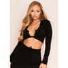  And  Match Ribbed Twist Front Crop Top