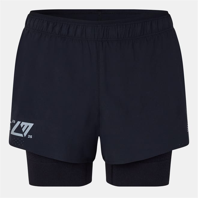 Womens Balance Rc Sh 3 In Bk Larg Running Shorts