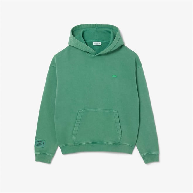 Hooded Relaxed Fit Crocodile Print Sweatshirt