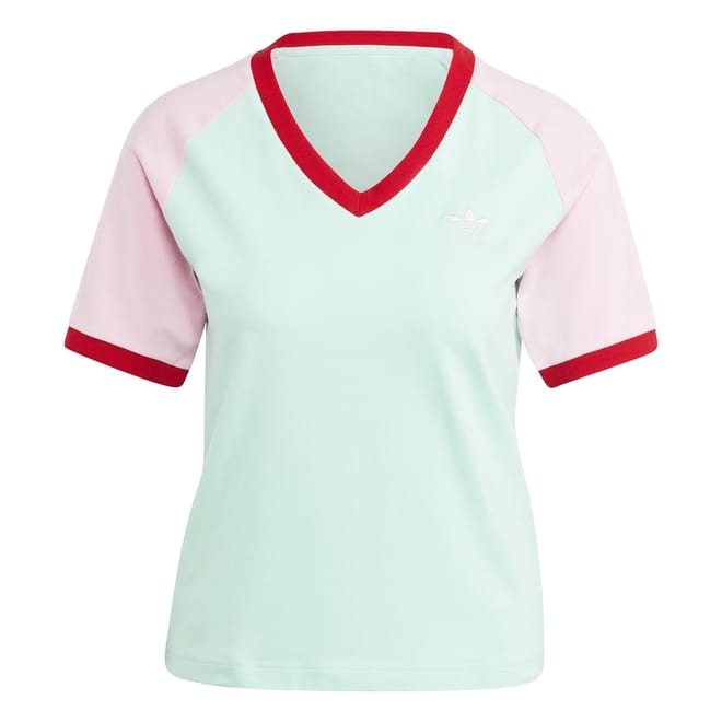 Cropped V-Neck Regular Fit T-Shirt