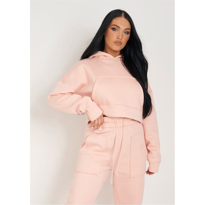Front Cropped Hoodie