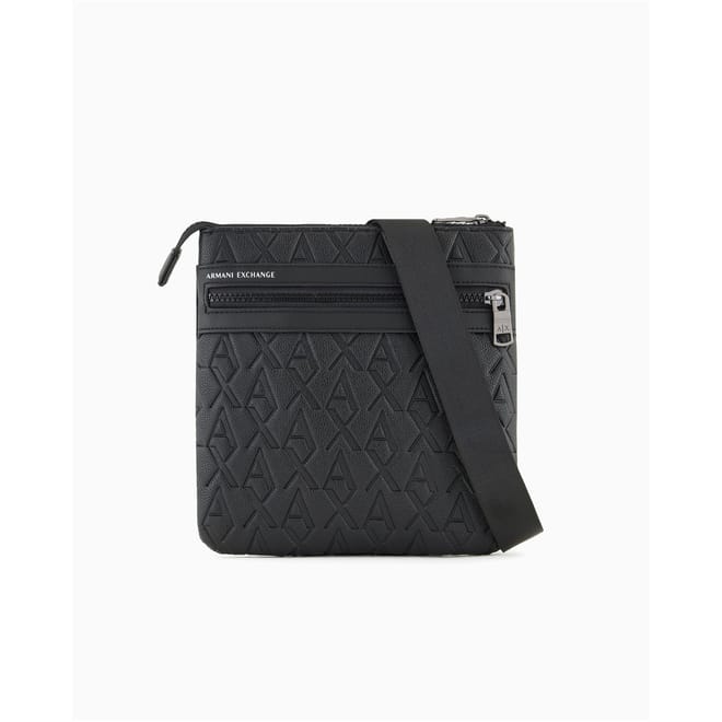 Engraved Logo Cross Body Sling Bag with Detachable Strap