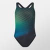 Medalist Geometric Patterned One-Piece Swimsuit