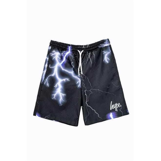 Lightening Graphic Print Swim Shorts Juniors