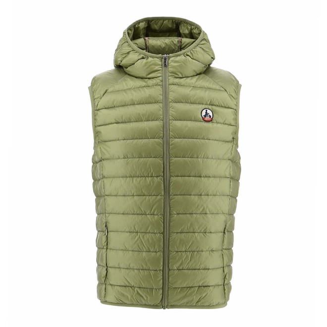 Pat Hooded Down Gilet