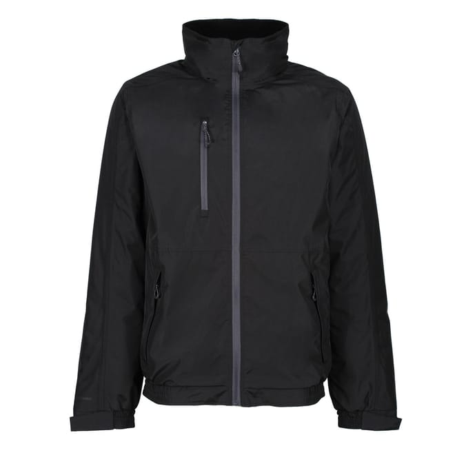 High Neck Rain Jacket with Zipped Pocket