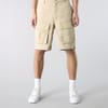 Solid Patterned Cargo Shorts
