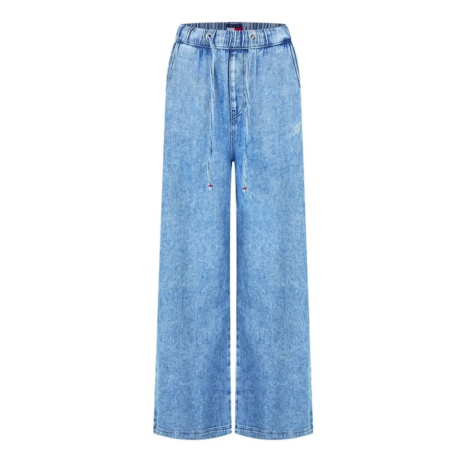 Denim Wide Leg Palazzo