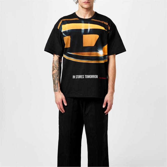 Large Genie Oversize Fit Crew Neck T-Shirt