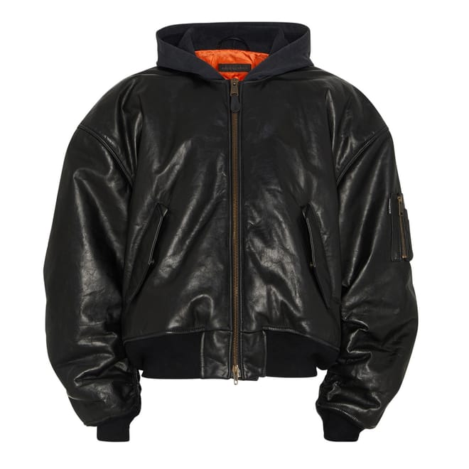 Diy Metal Outline Hooded Bomber