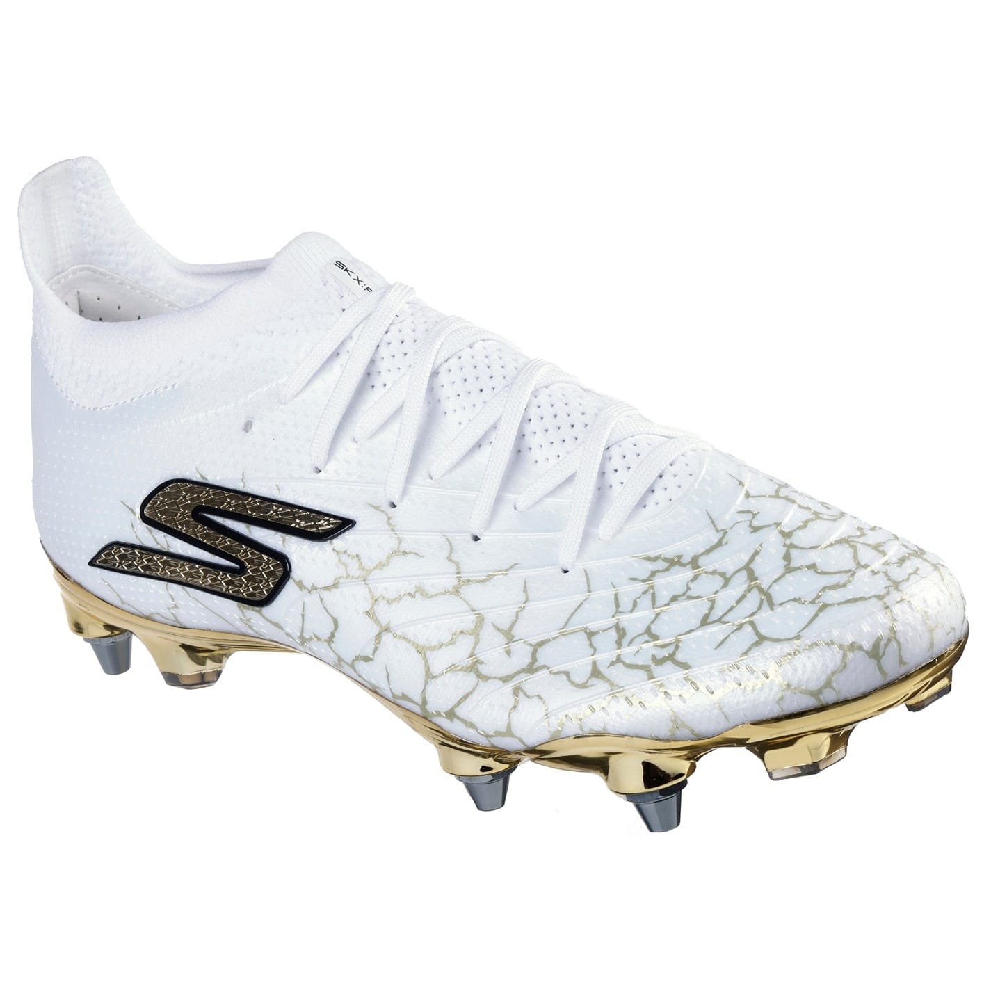White Skechers Diamond Skx_ 01 Soft Ground Football Boots