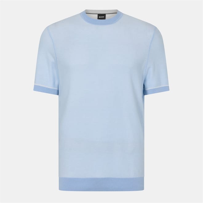 Regular Fit Crew Neck Short Sleeve Sweater