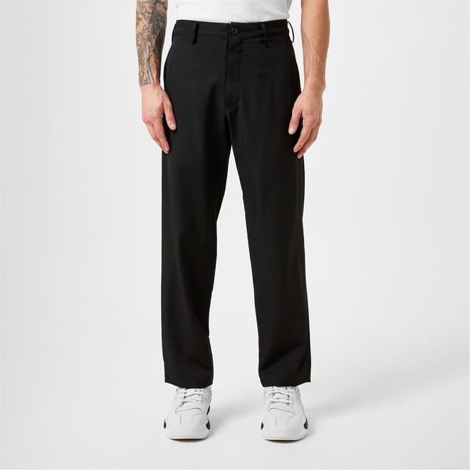 Solid Patterned Slim Cut Trousers