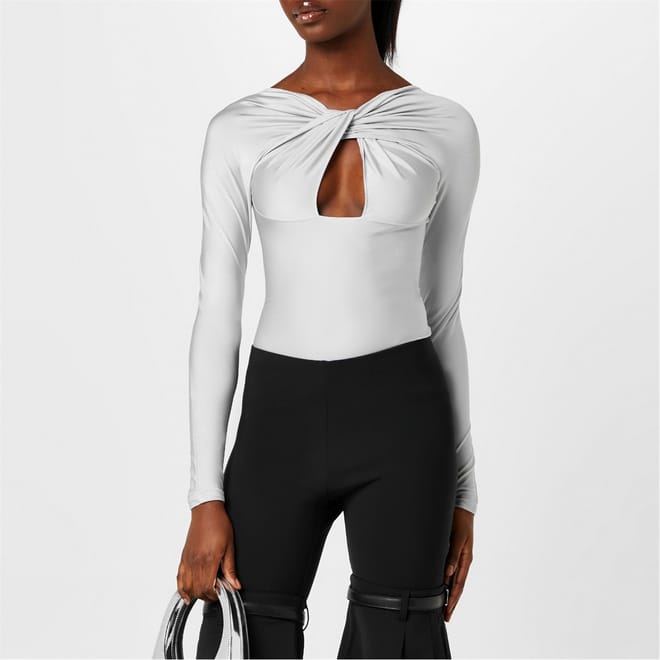 Twisted Cut Open Bodysuit