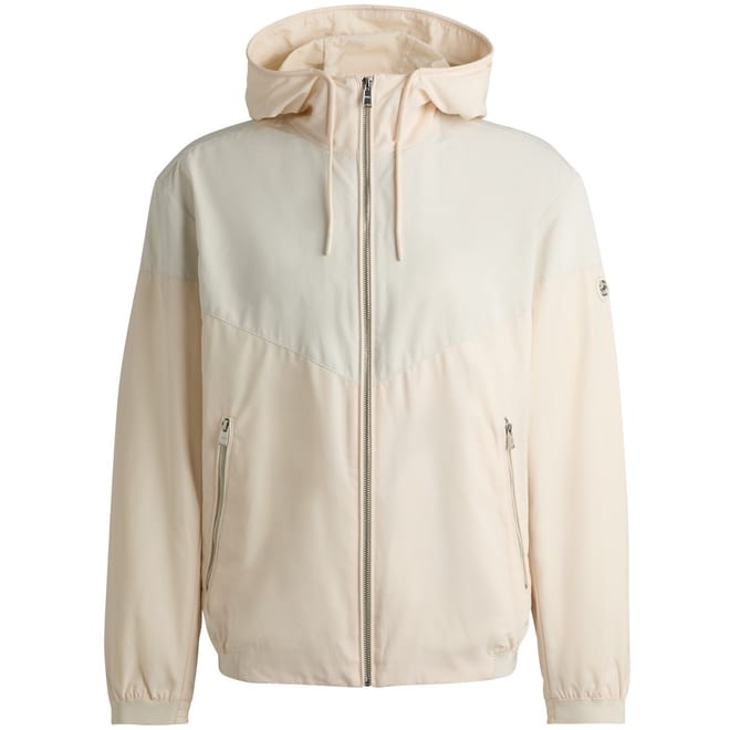 Cireno2 Drawstring Full Zipped Hooded Anorak Jacket