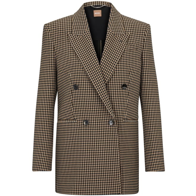 Jekira Houndstooth Suit Jacket