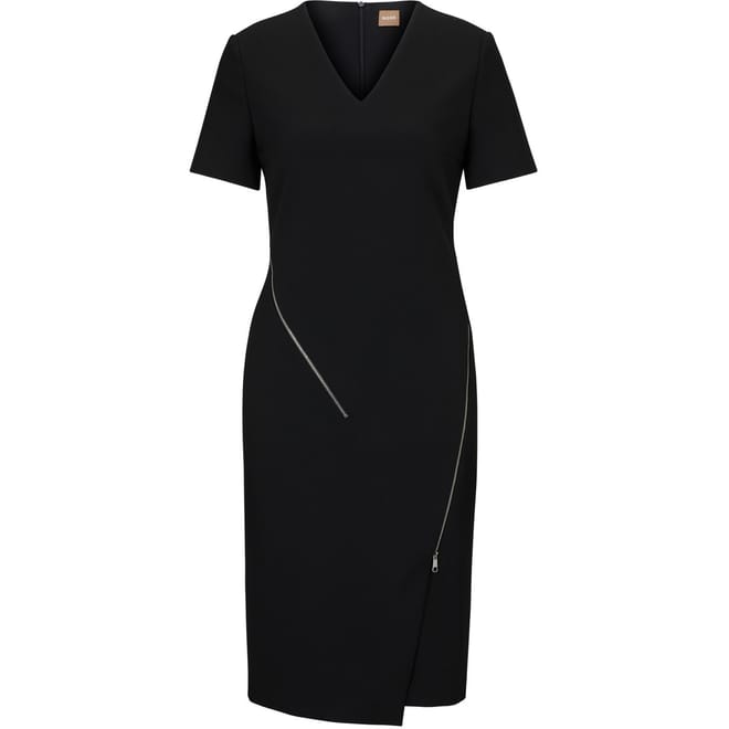 Duzira V-Neck Midi Wrap Dress