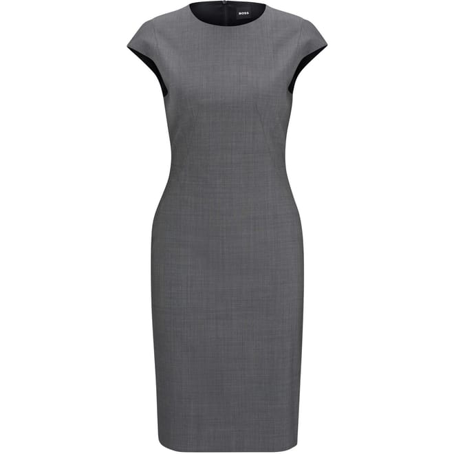 Dironah Crew Neck Knee Length Sheath Dress