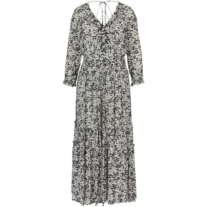 Dellima V-Neck Maxi Wrap Dress
