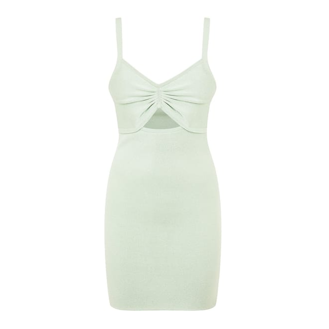 Front V-Neck Mini Slip Dress