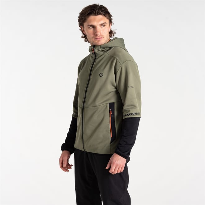 Hooded Reflective Ribbon Running Jacket