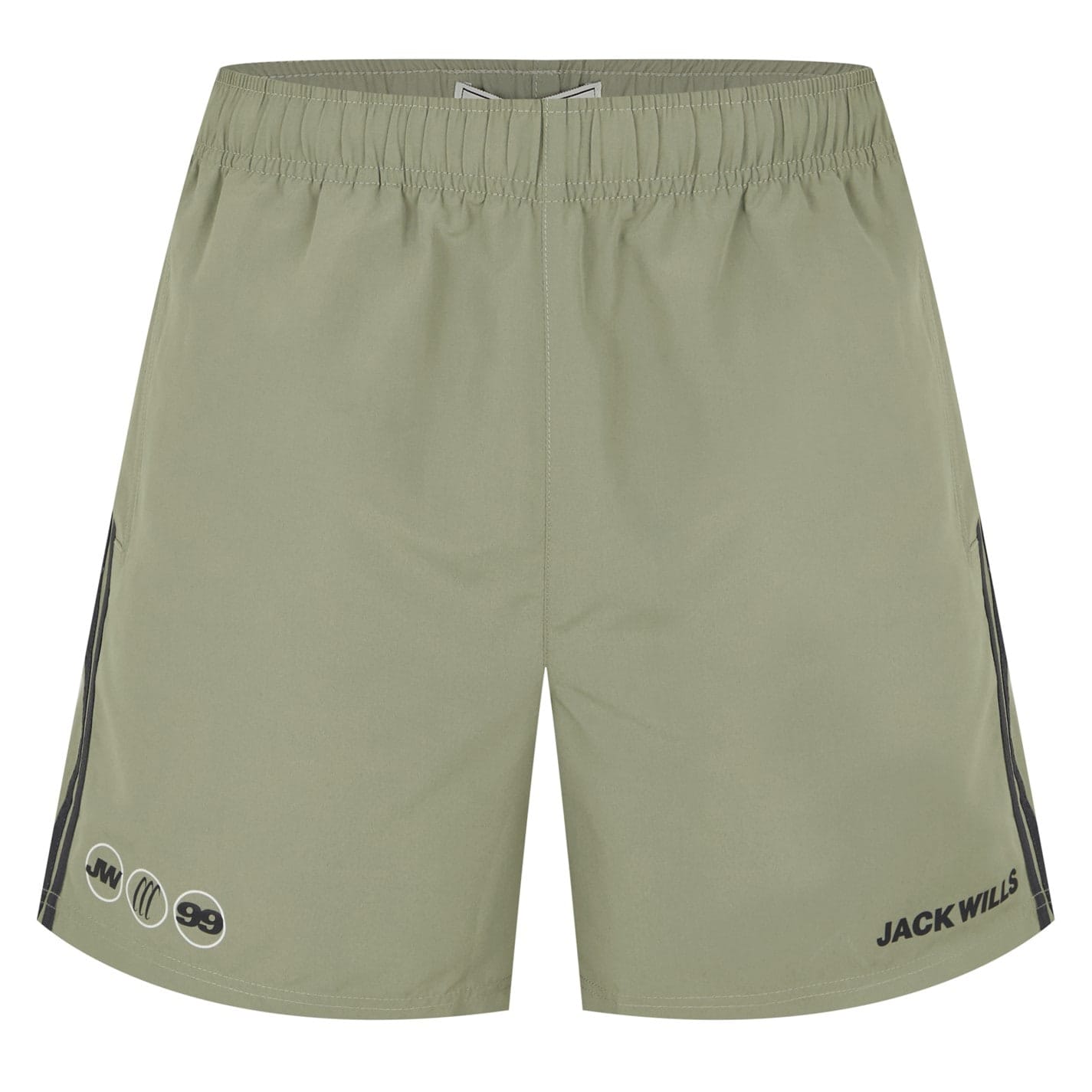 Green Jack Wills Side Stripe Swim Shorts - Get The Label