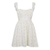 Patterned Tie Back Dress