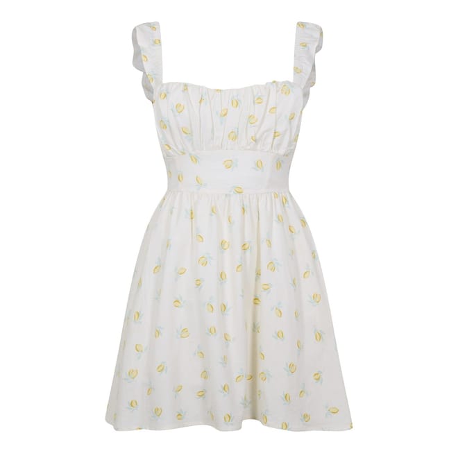 Patterned Tie Back Dress