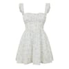 Patterned Tie Back Dress